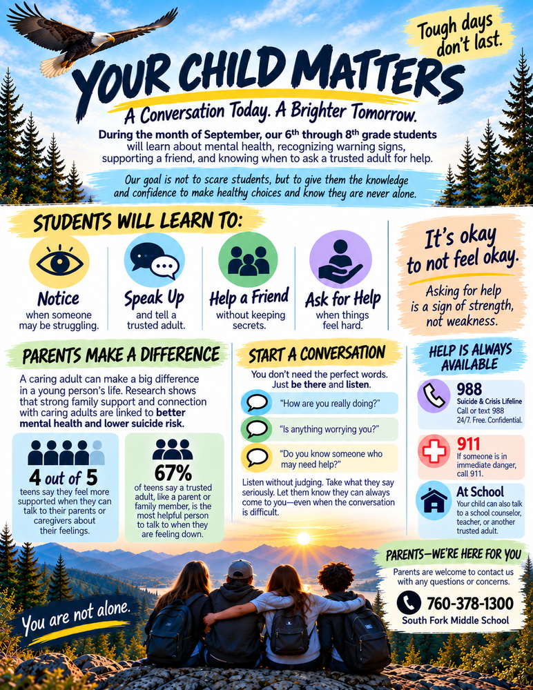 Suicide Prevention Parent Flyer