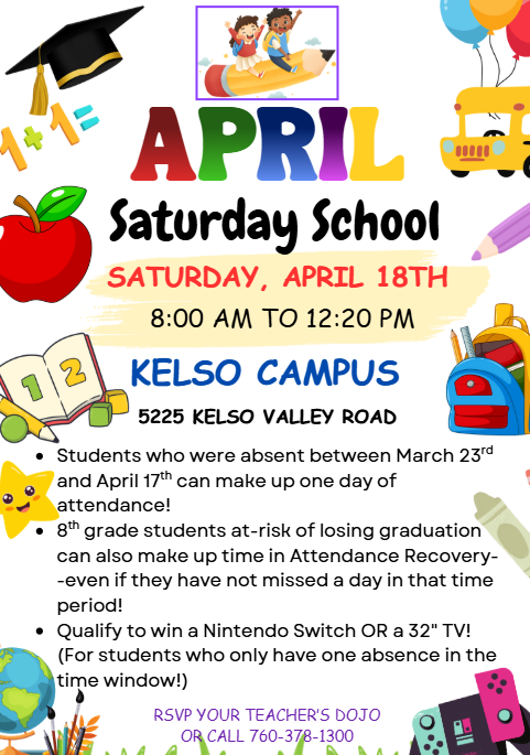 April Saturday School