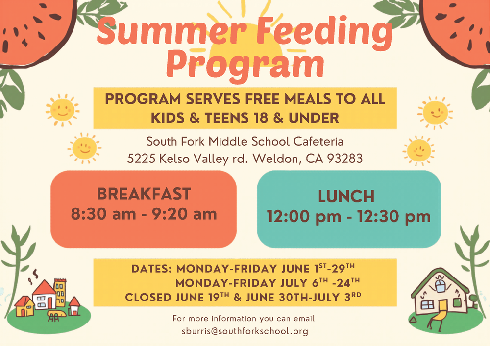 Summer Meals for Students