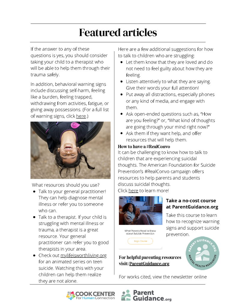 Suicide Prevention Flyer Pg 2