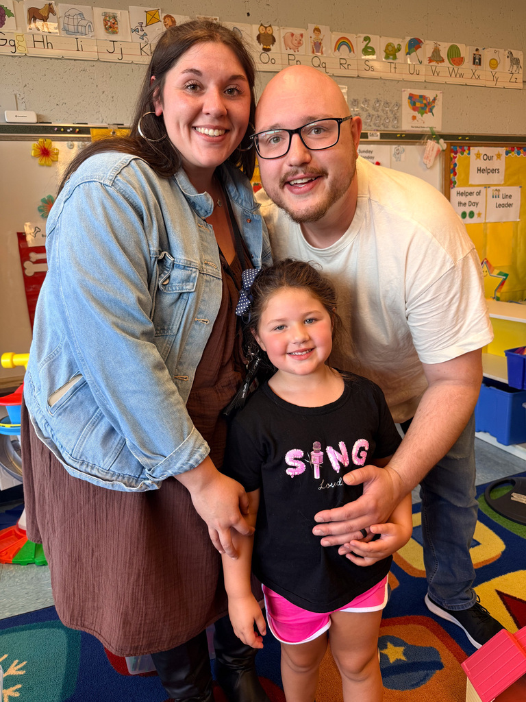 Photo of three people