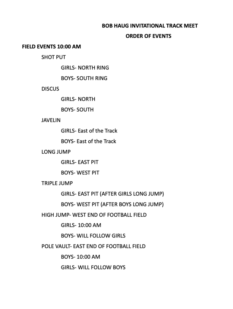 Field Events