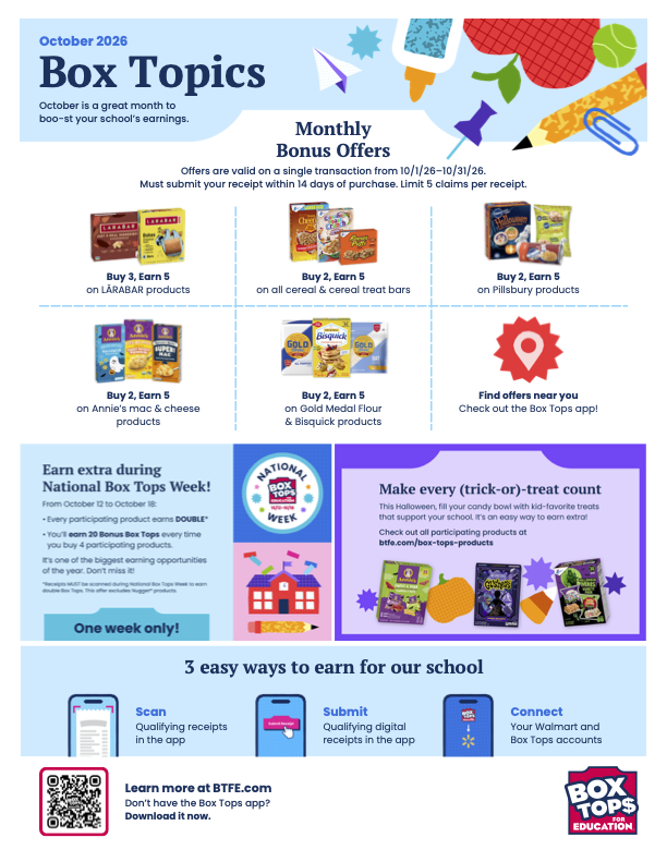 Box Tops Flyer