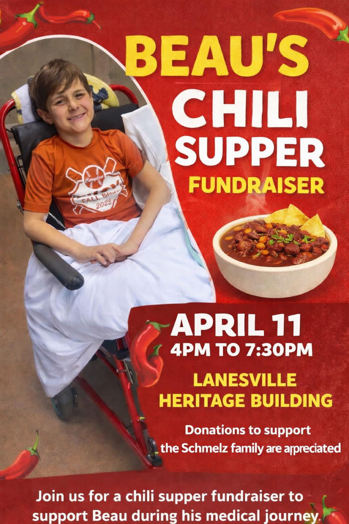 Beau's chilli supper