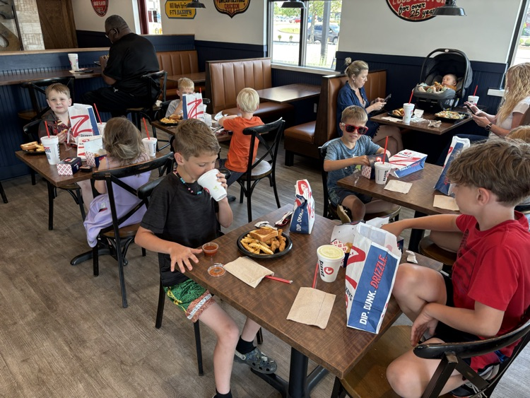 Lunch at Zaxby’s