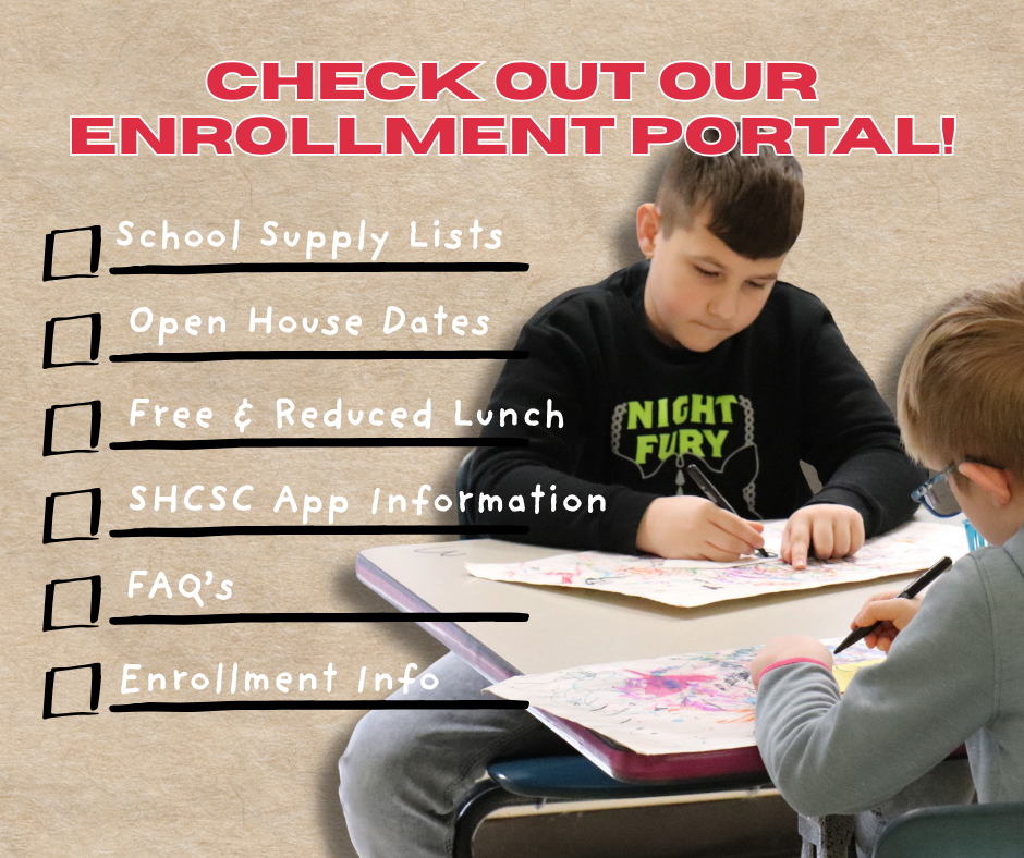 Check out our enrollment portal graphic