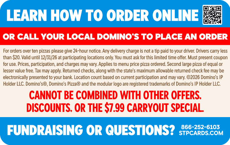 Domino's Pizza Fundraiser