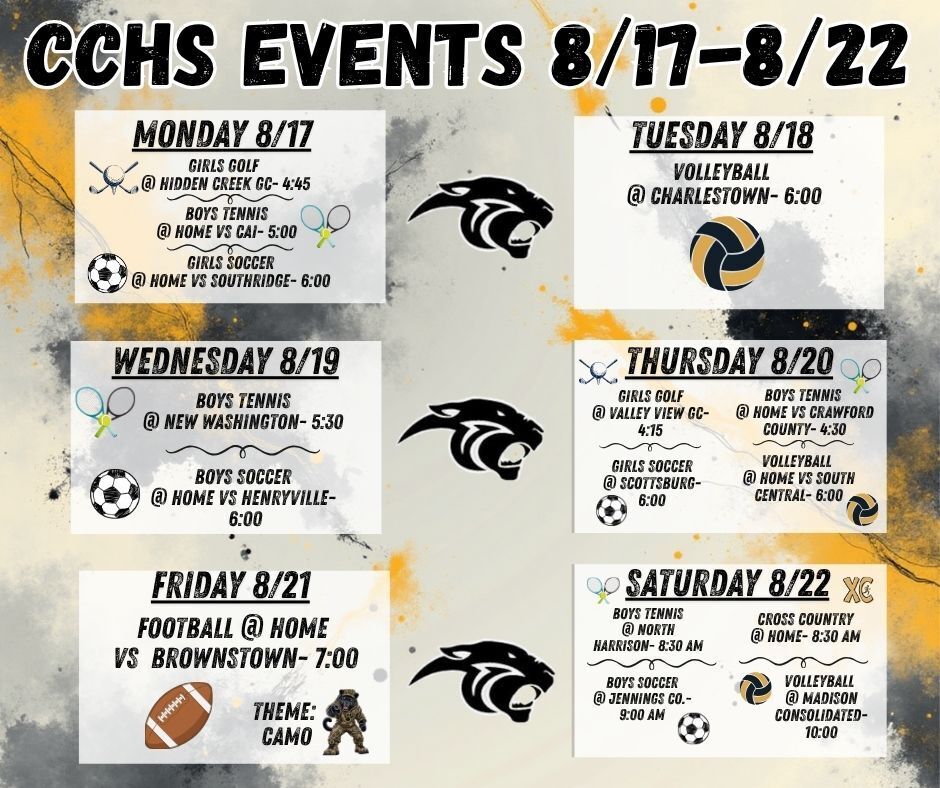 Events this week