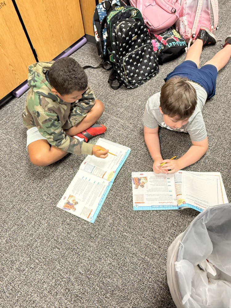 students working together