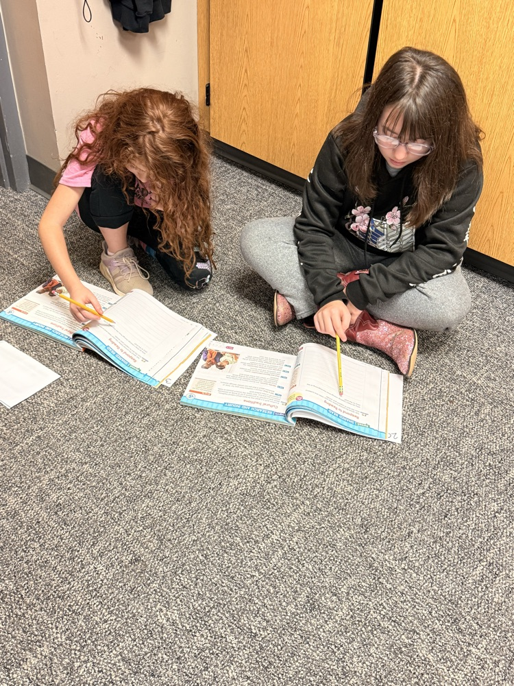 students working together