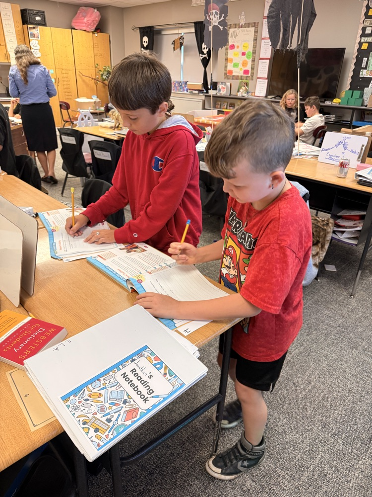 students working together