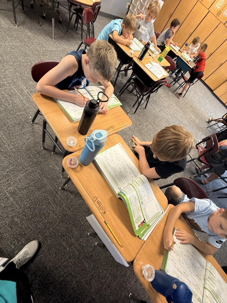 students working together