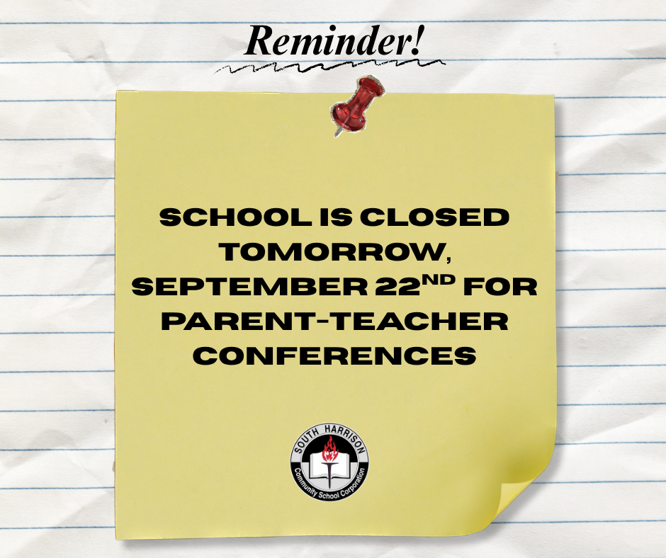 reminder school is closed tomorrow