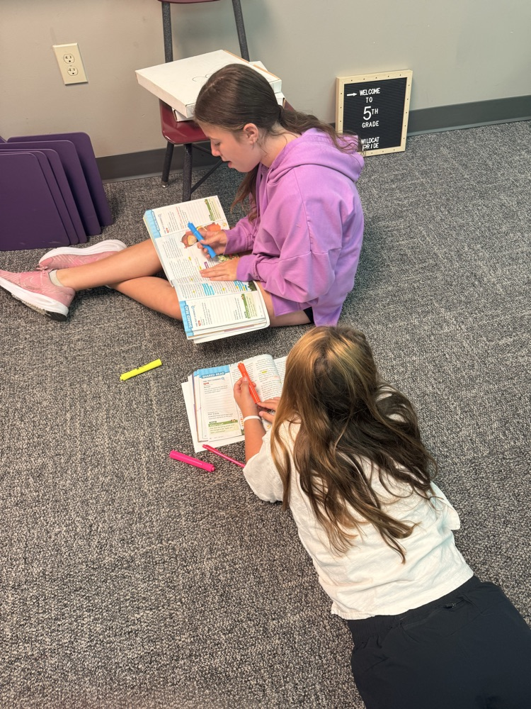 students working together