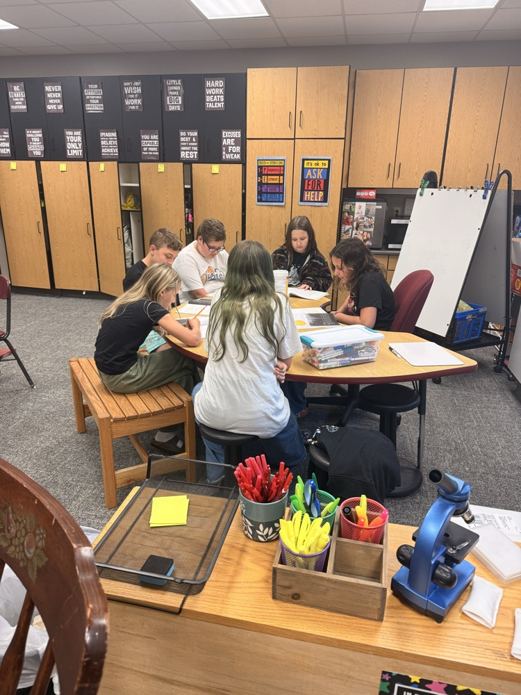 students working together
