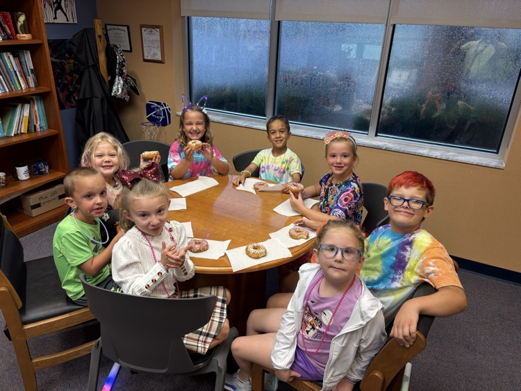 Donut party with Mr. Ferriell