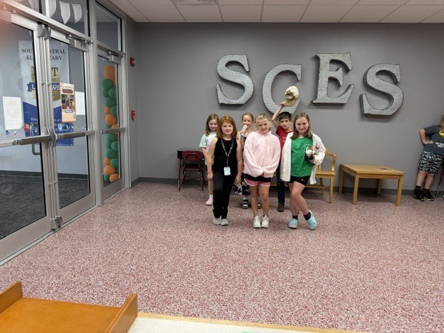 students dressed in their future careers!