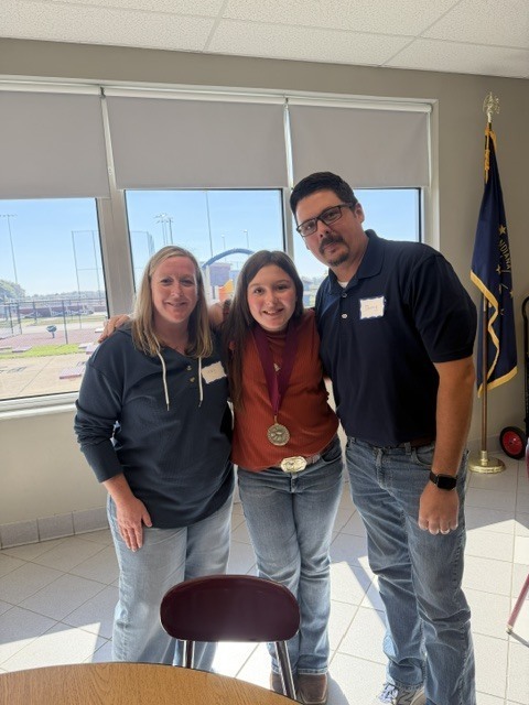 parents and student standing