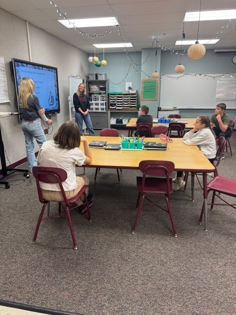 students sitting in a classroom