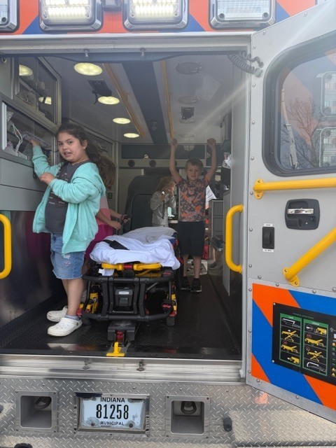 student s in an ambulance