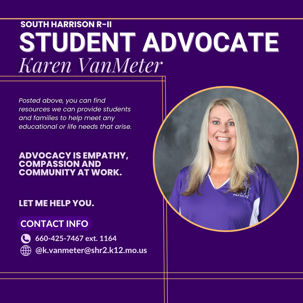 SHSD Student Advocate Karen VanMeter 2526