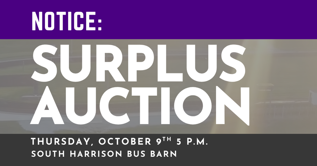 Notice SH Surplus Auction 