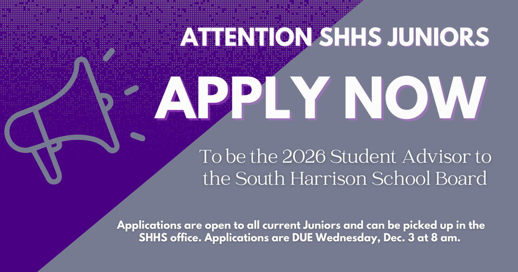 Student Advisor to the SH BOE applications open