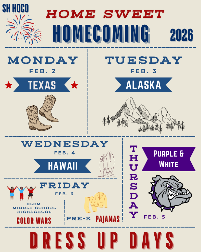 SHHS WINTER HOMECOMING DRESS UP DAYS