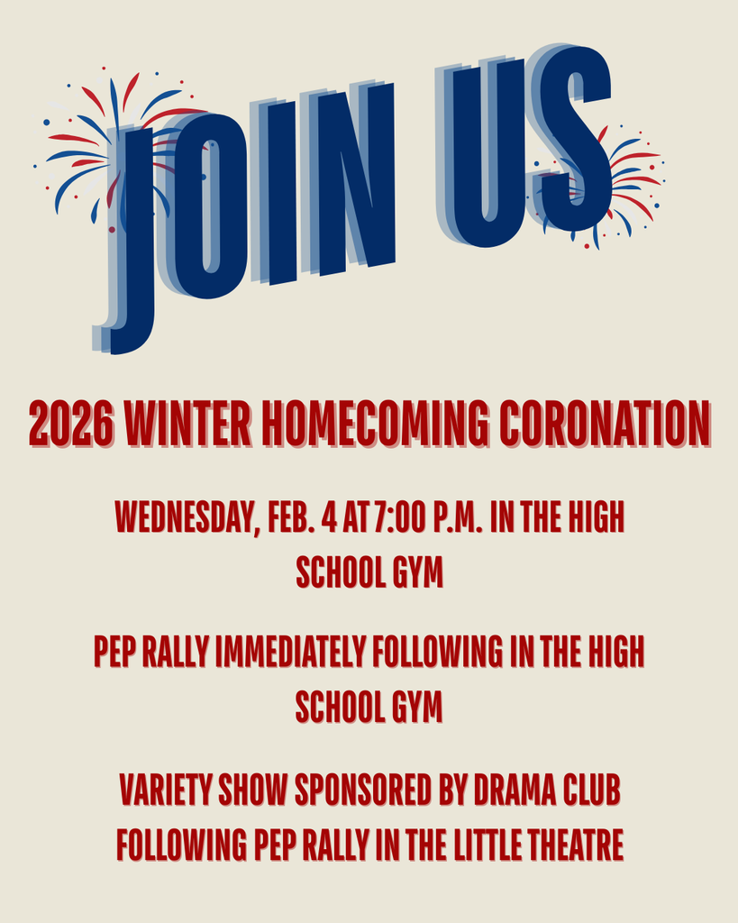 SHHS WINTER HOMECOMING 26 CORONATION INVITE