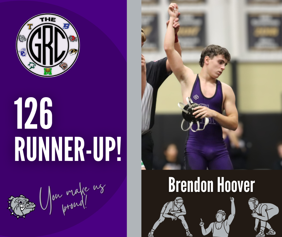 Brendon Hoover GRC 126 lb Runner-Up