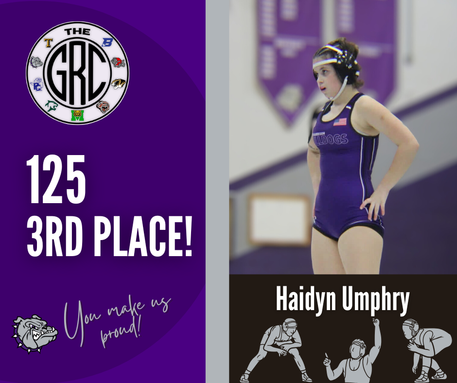 Haidyn Umphry GRC 125 lb 3rd Place