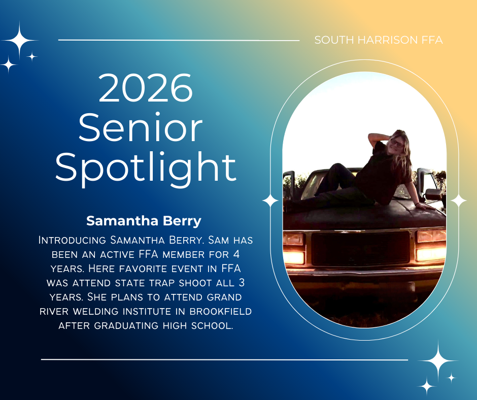 Samantha Berry FFA Senior 2026