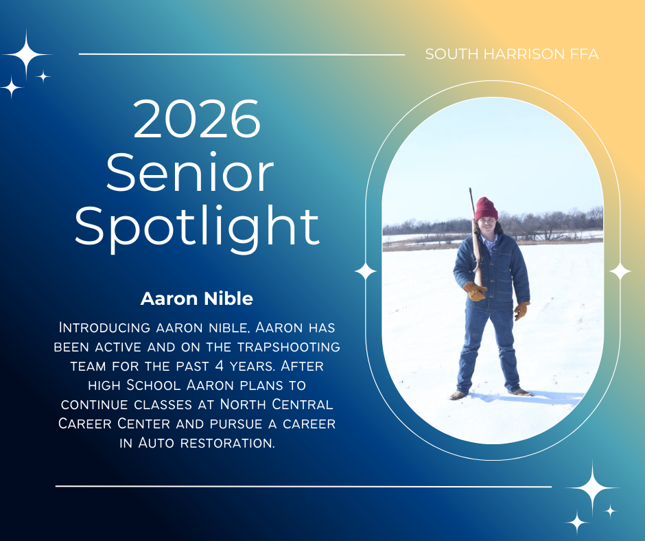 Aaron Nible - FFA Senior 2026