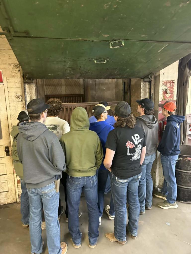 NCCC Welding USASkills tour of Seaman & Schuske's sheet metal and welding shop in St. Joseph, MO 1