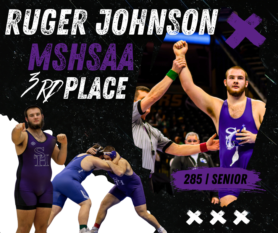 Ruger Johnson - 285 lb 3rd Place at State