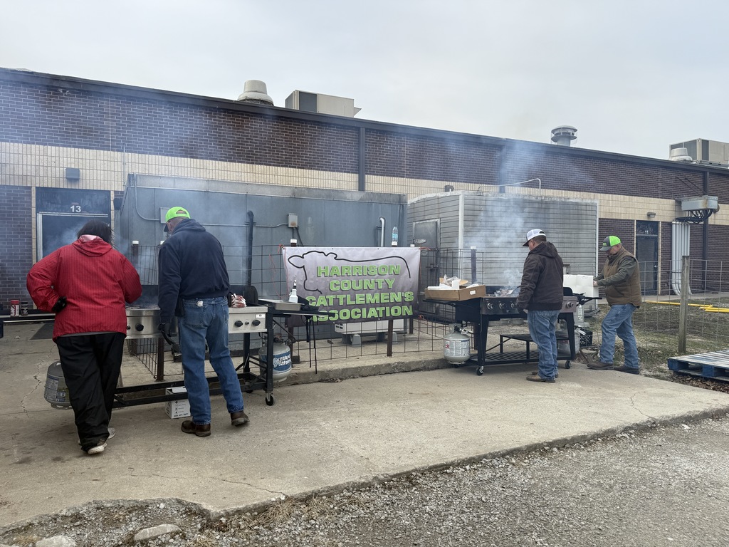 Thank you to Harrison Co. Cattlemen's Association for the homegrown beef burgers today at our SH schools