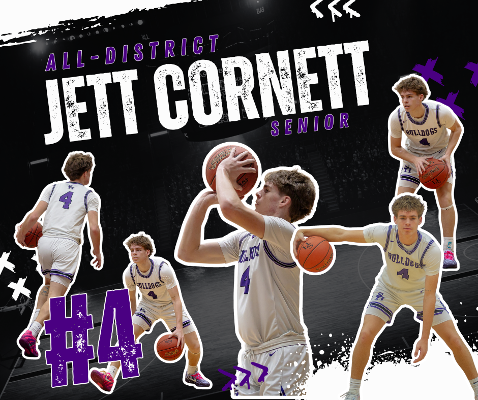 Jett Cornett All-District Basketball