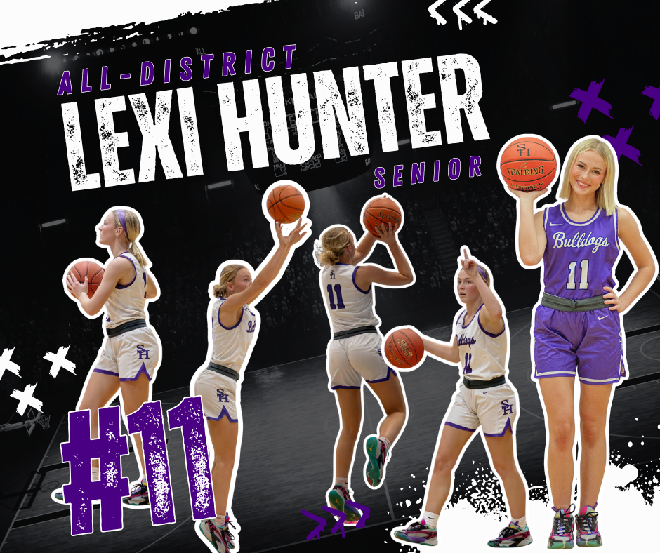 Lexi Hunter All-District Basketball 