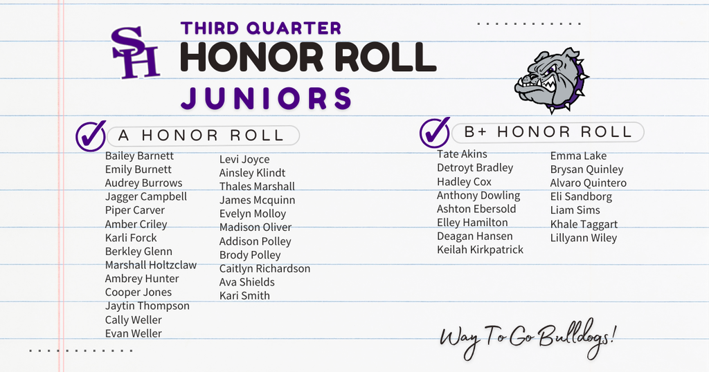 Q3 Honor Roll