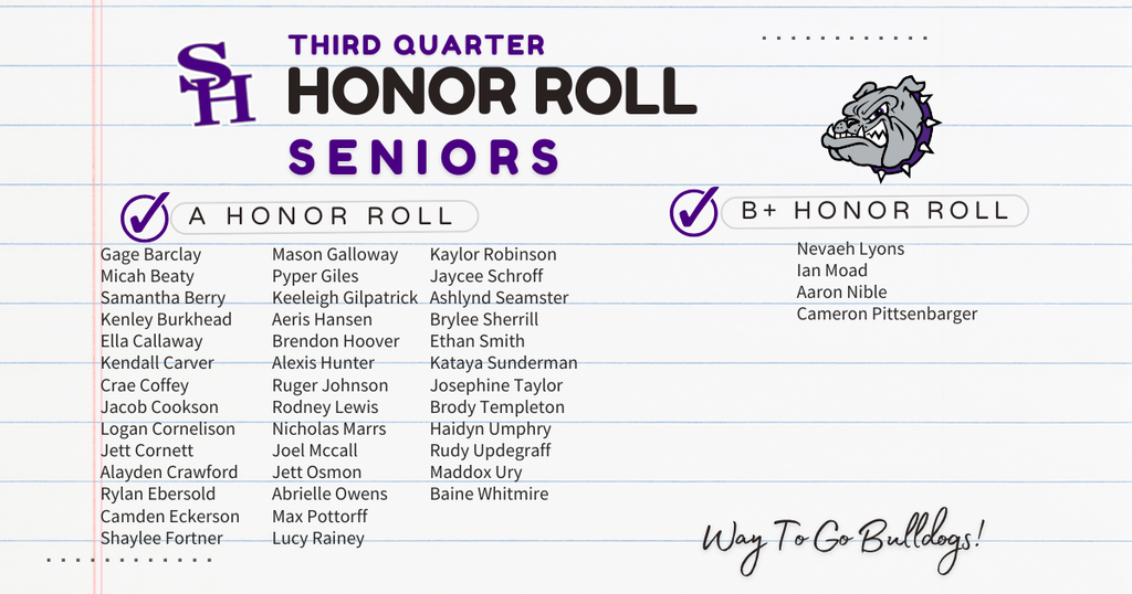 Q3 Honor Roll