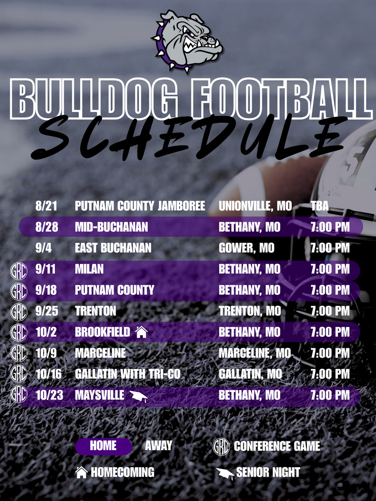 Varsity Football Schedule