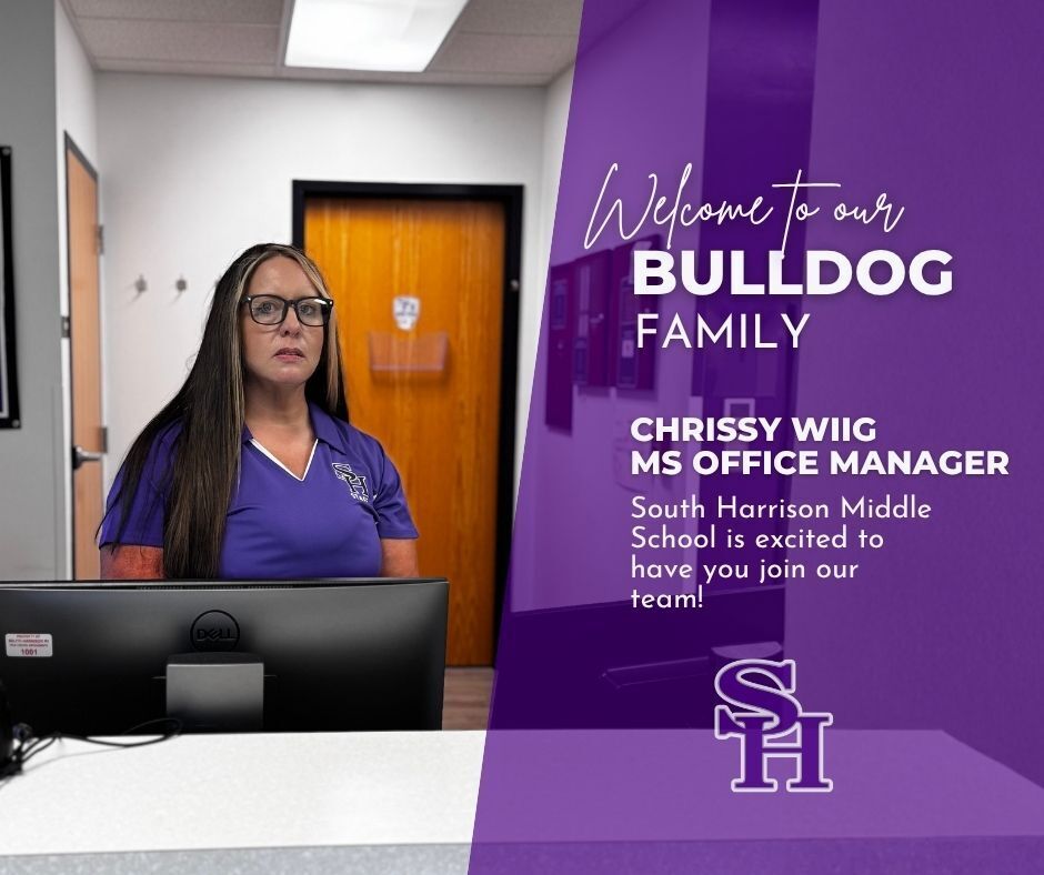 Chrissy Wiig - new Middle School Office Manager
