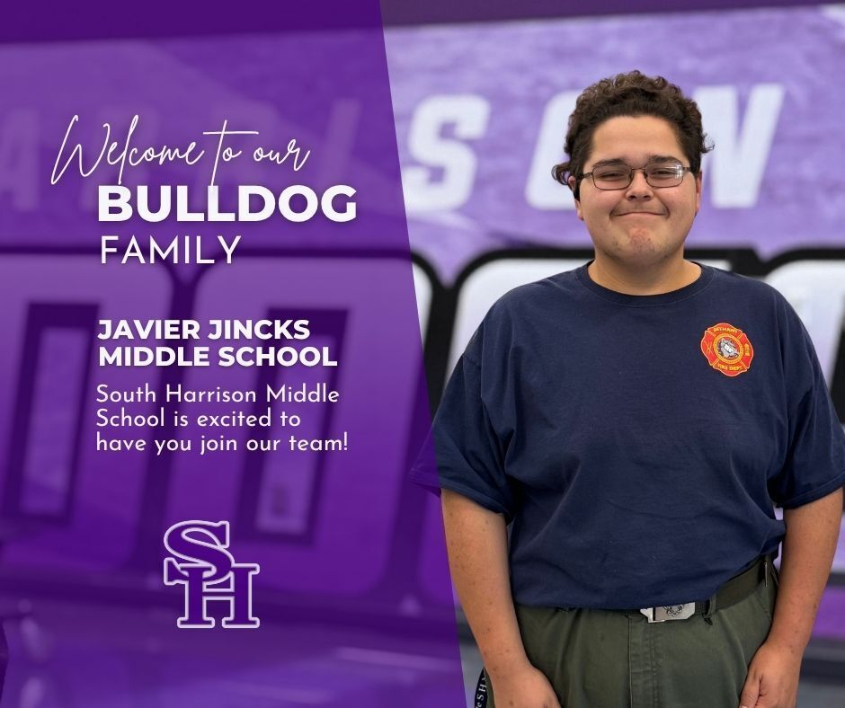 From student to staff - Javier joins the South Harrison Middle School