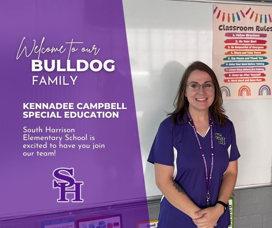 Kennadee Campbell will join the South Harrison Elementary 