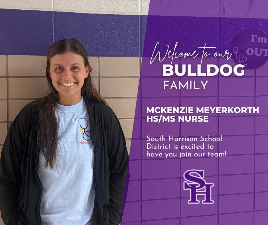 McKenzie Meyerkorth is the new school nurse for Middle School and High School students