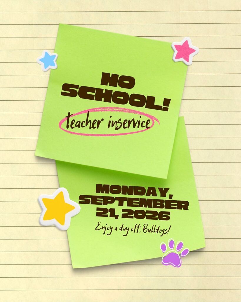 No school on Monday, September 21