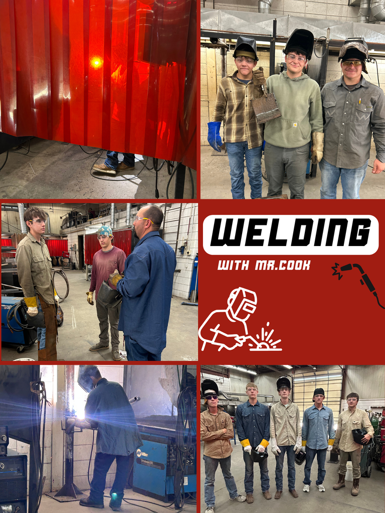 Lastly we have welding, this week they are learning all the basics to welding and safety!