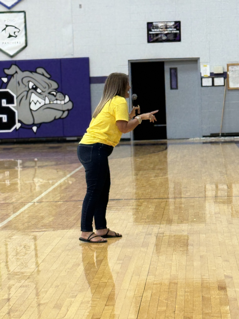 A speaker from Moms Breaking the Silence talks with students during Friday’s suicide awareness assembly.