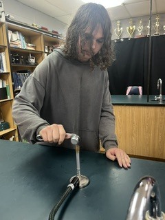 Students are doing a lab mastering the Brunsen Burner