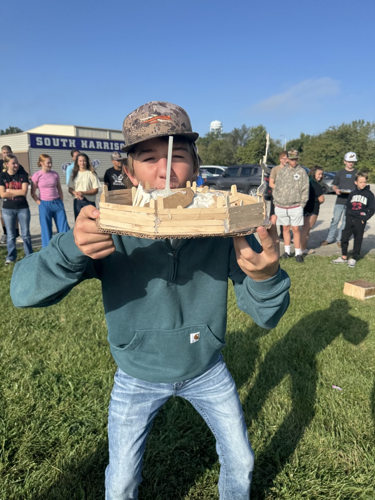 Mr. Bottcher middle school science students designed and built houses they thought could survive hurricane winds and rain. They had to think about the shape of the house, how to keep the roof on and how to protect it from wind and rain. They tested them with a leaf blower and watering cans!